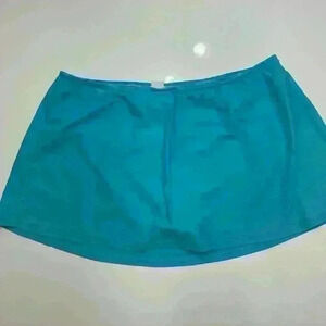 Island Escape 2XL Caribbean Blue Swim Skirt Item# 2X